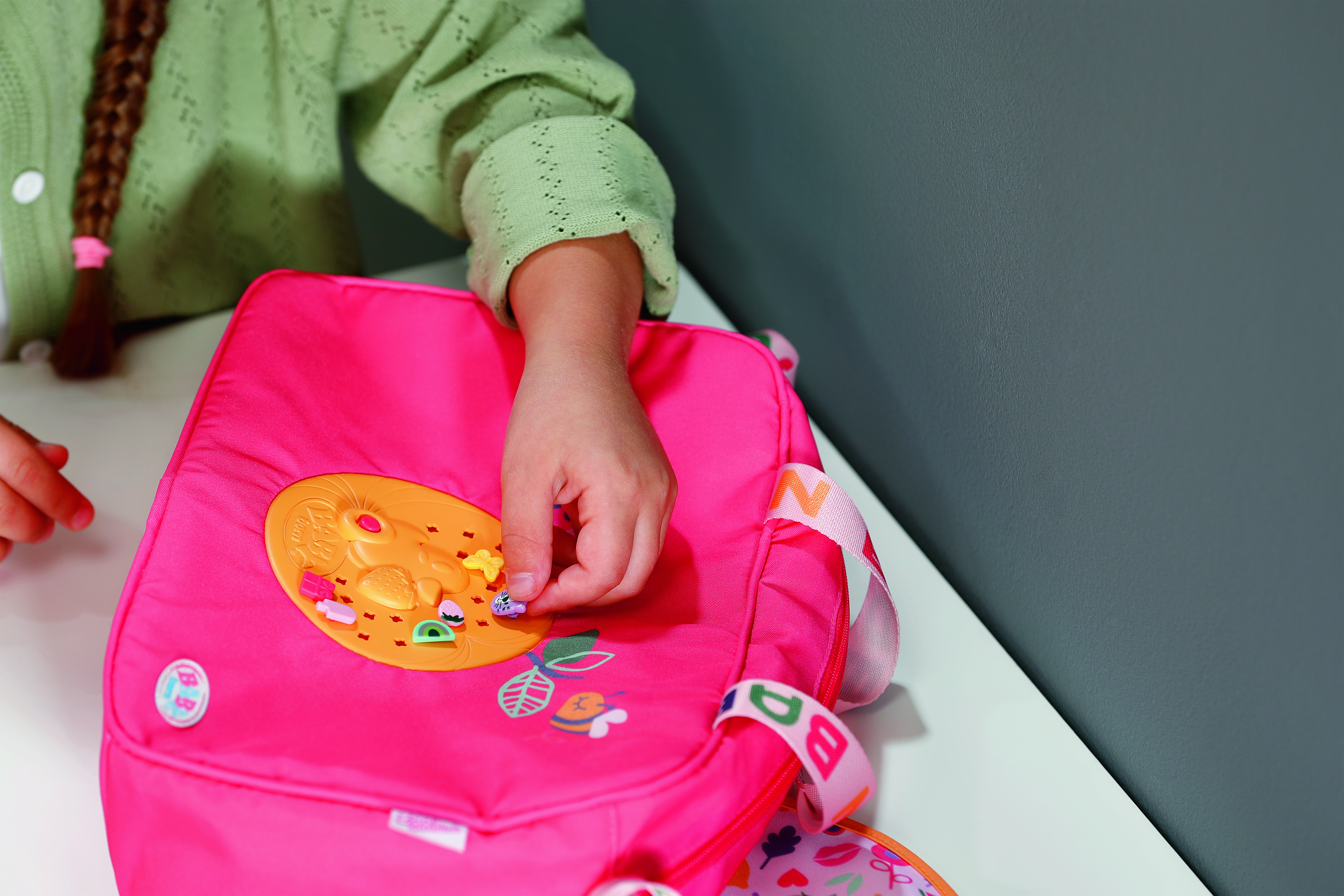 BABY born® Pinplay Wickeltasche, Puppenzubehör