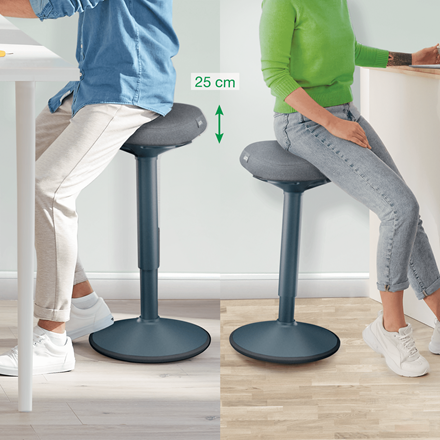 LEITZ Sitz- & Stehhocker Ergo Active 65450089 dunkelgrau, 1 St.