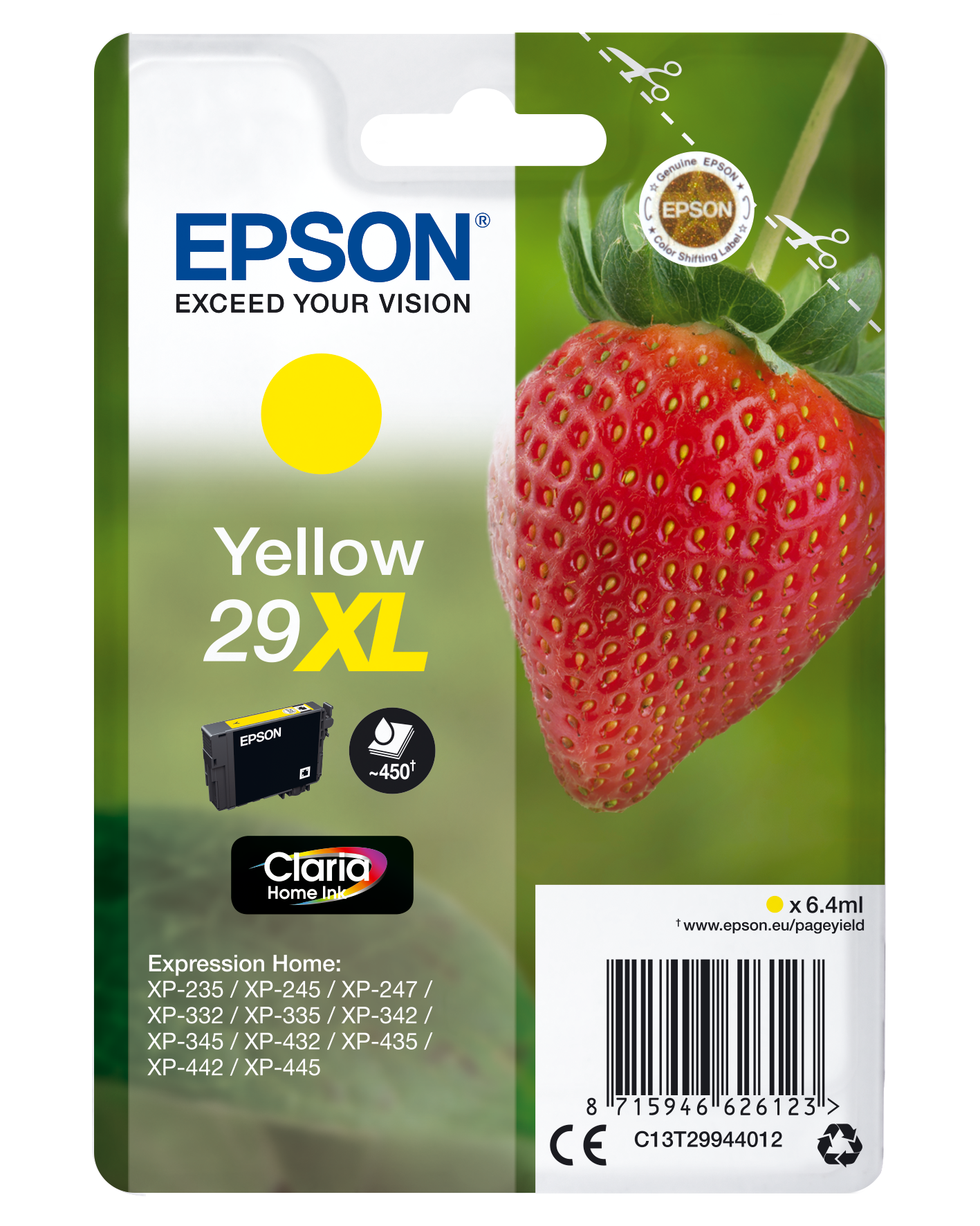 EPSON 29XL / T2994XL (Erdbeere) gelb Druckerpatrone