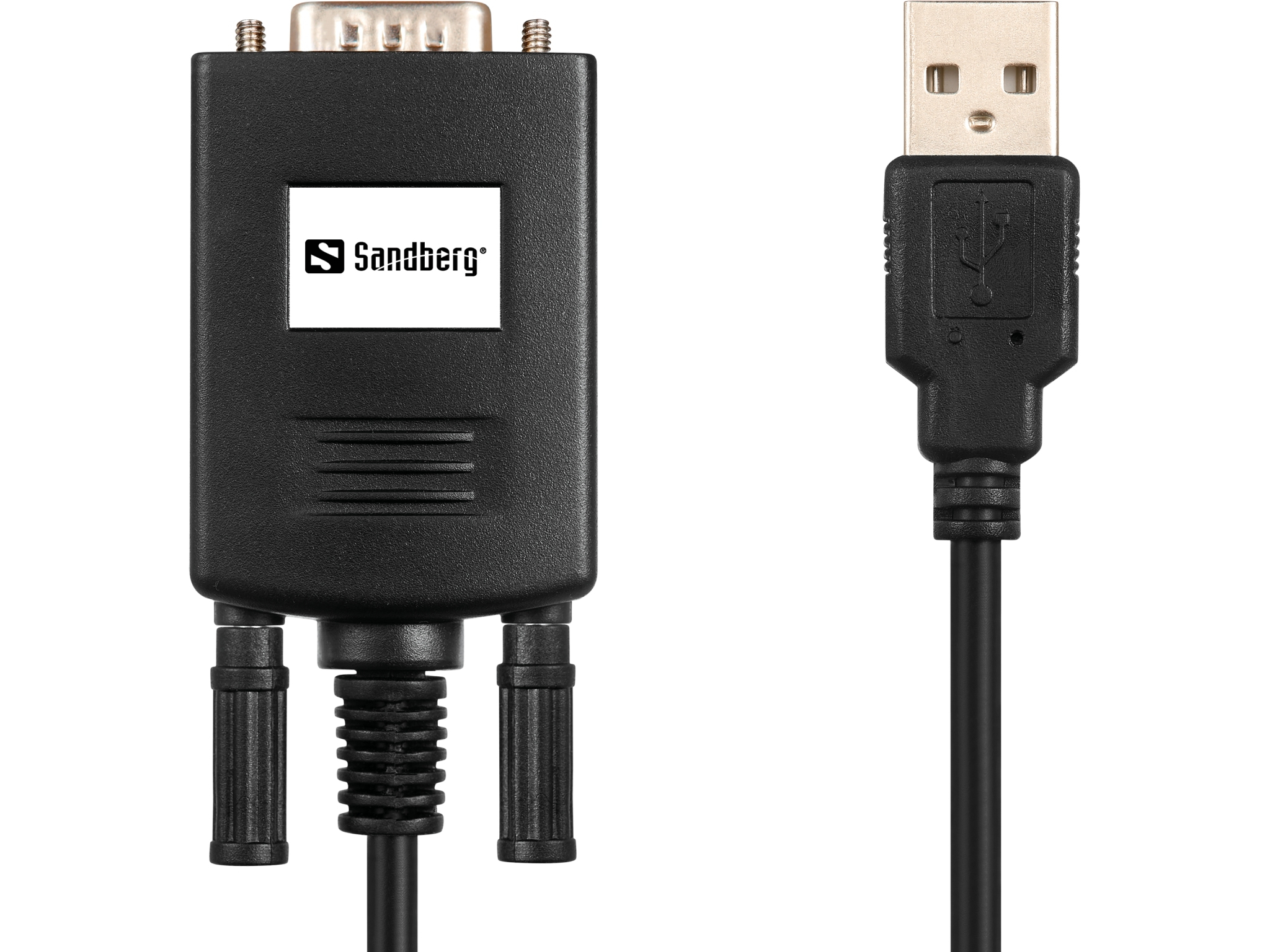 SANDBERG USB to Serial Link 9-pin USB 2.0 Konverter fuer Serial COM 9-pin Geraete Mobil RS232