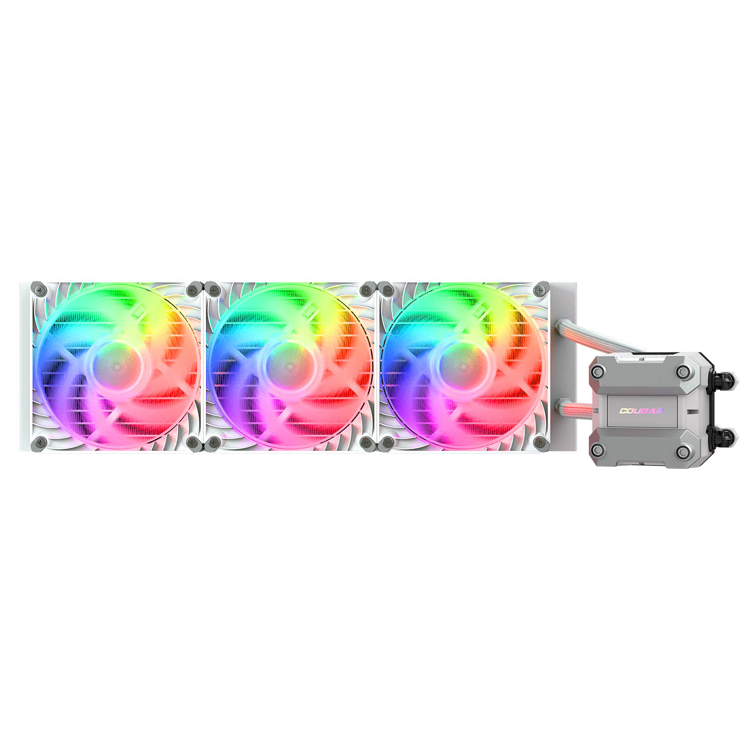COUGAR CPU Wasserkühlung Poseidon Ultra 360, ARGB, Weiß