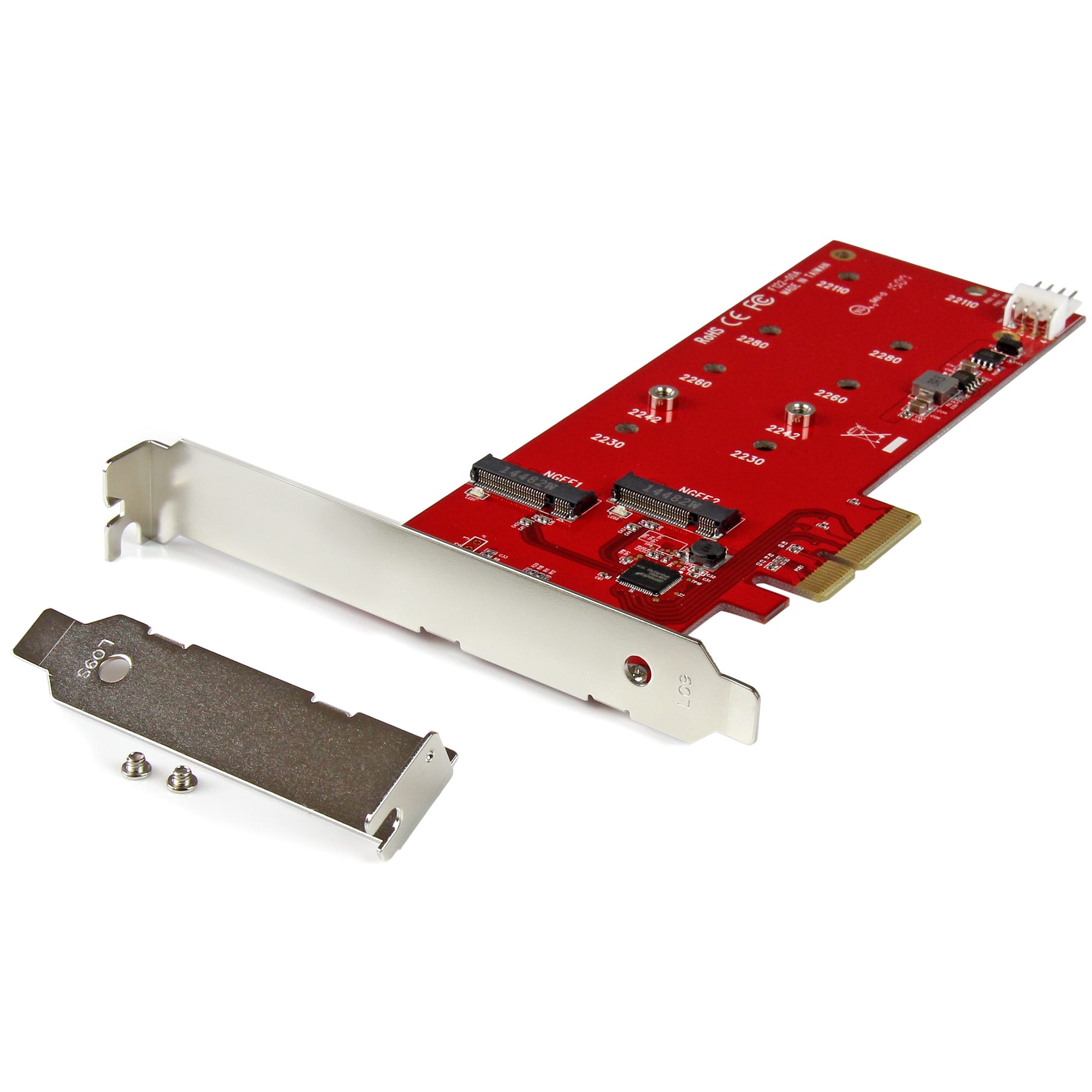 2X M.2 SSD CONTROLLER - PCIE .