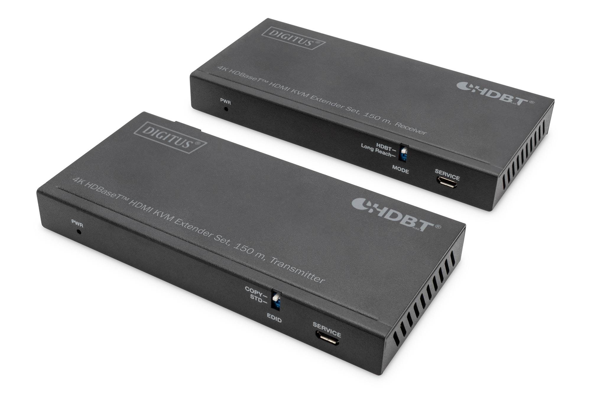 DIGITUS 4K HDBaseT HDMI KVM Extender Set USB 2.0 150m