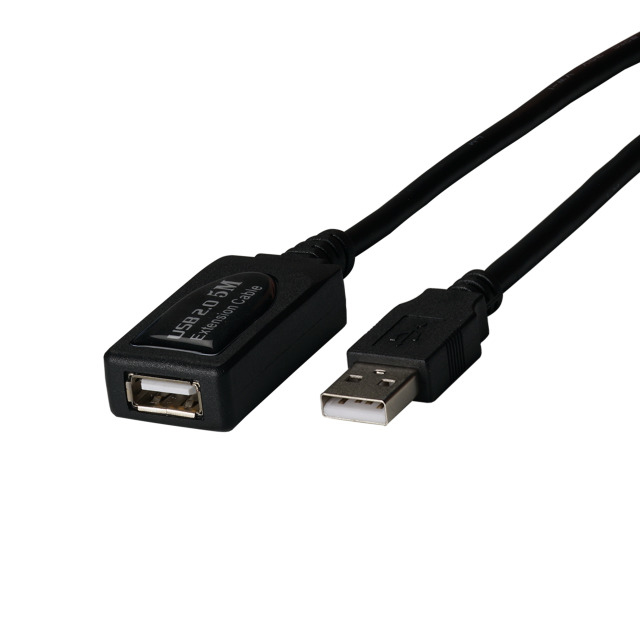EFB USB2.0 Repeater Kabel 5m aktiv USB-A Buchse auf USB-A Stecker