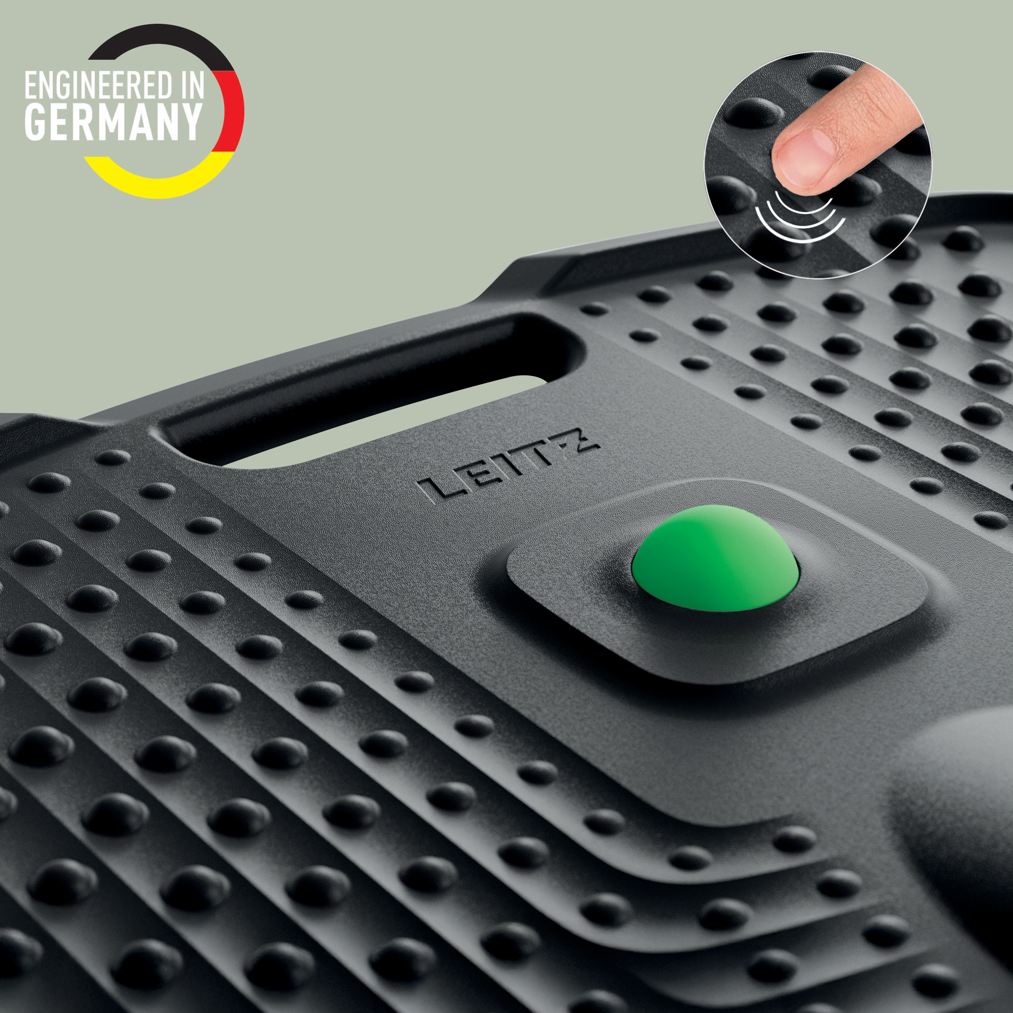 LEITZ Anti-Ermüdungsmatte Ergo Active dunkelgrau 60,5 x 68,1 cm