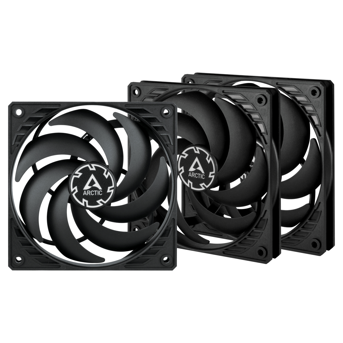 ARCTIC Lüfter 120*120*15 P12 SLIM PWM PST 3pcs Value Pack