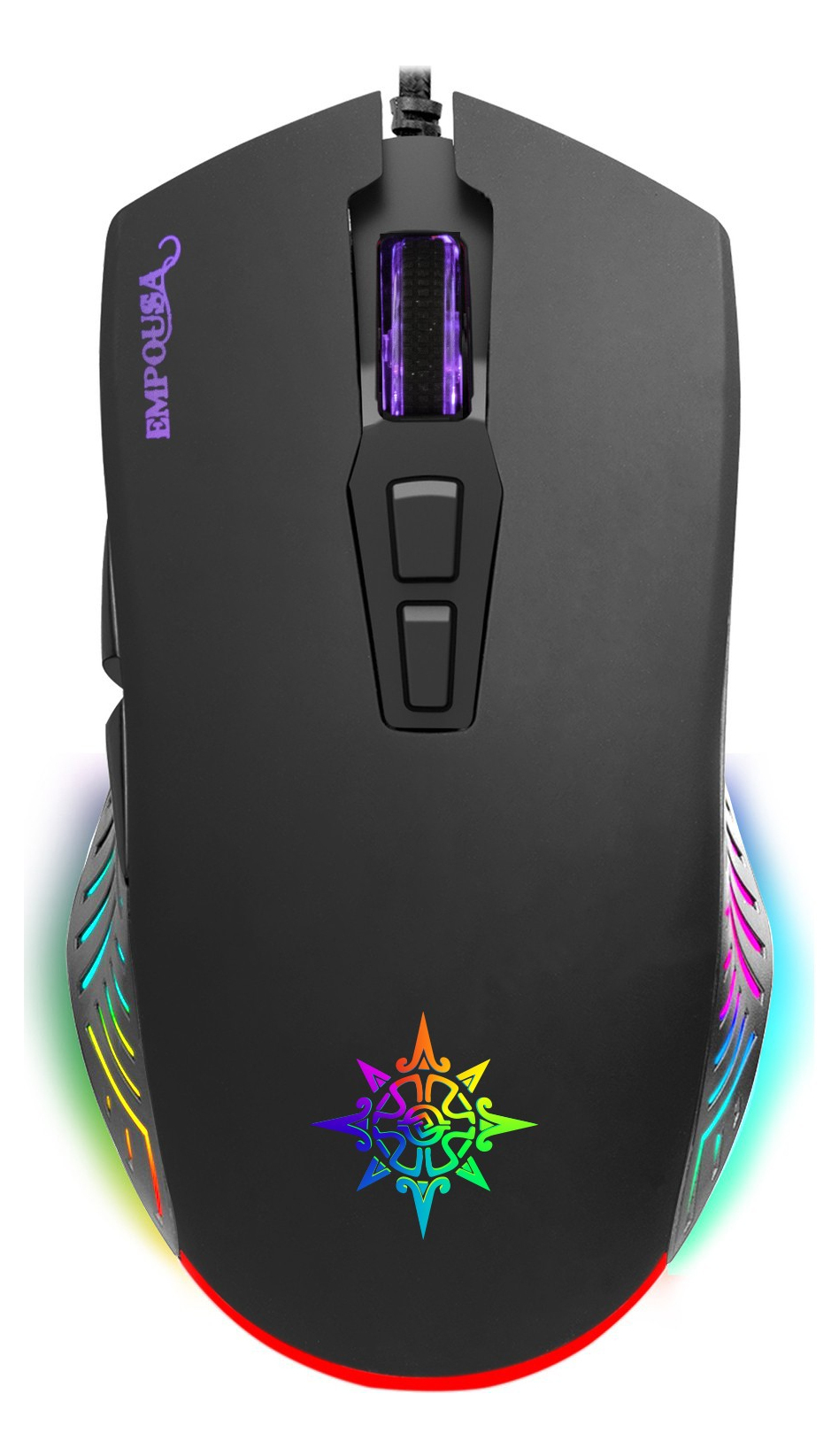 INCA Gaming Maus RGB/ 7200DPI/ 7Tasten/USB 1.50m schwarz retail