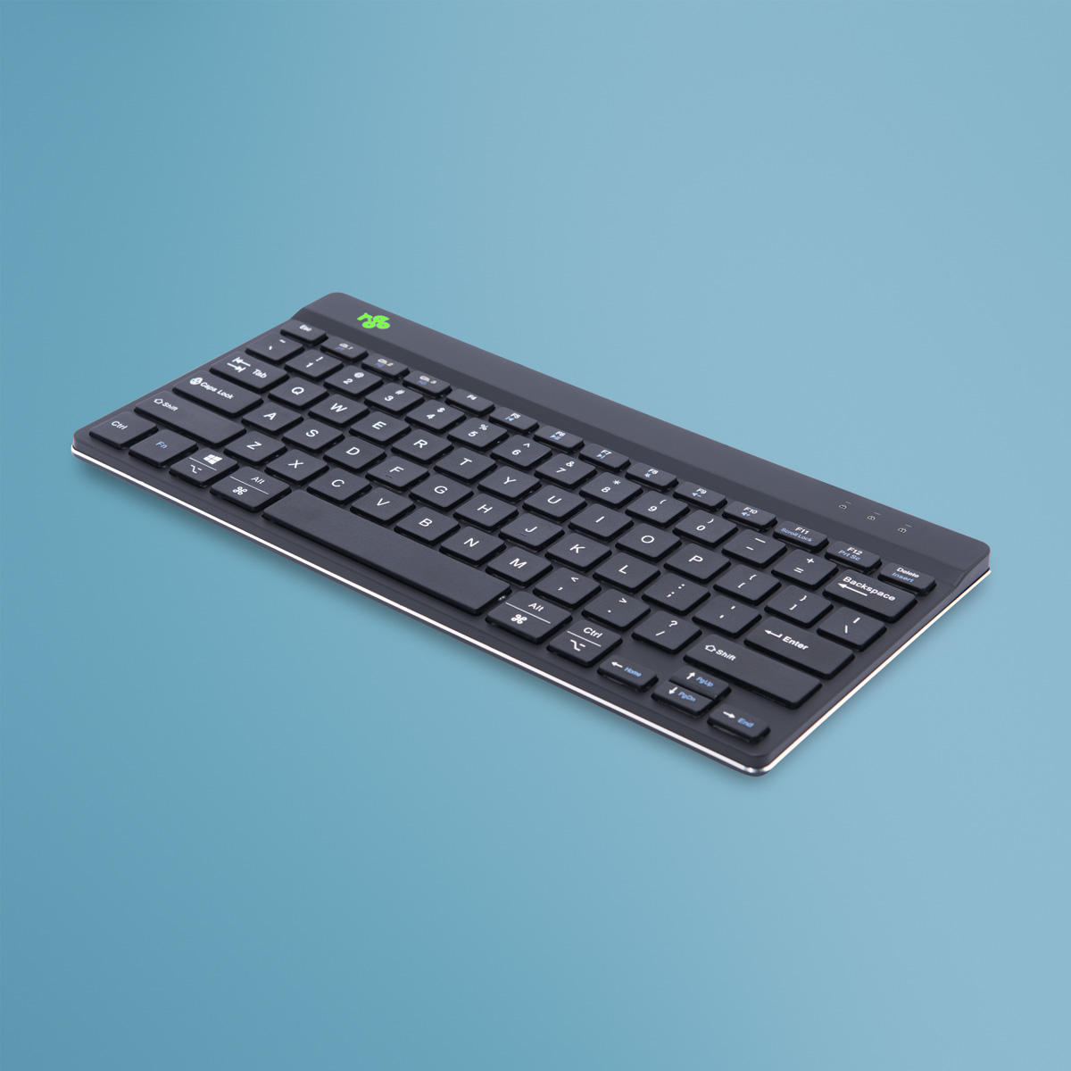 R-Go Tastatur Compact Break US-Layout kabellos schwarz