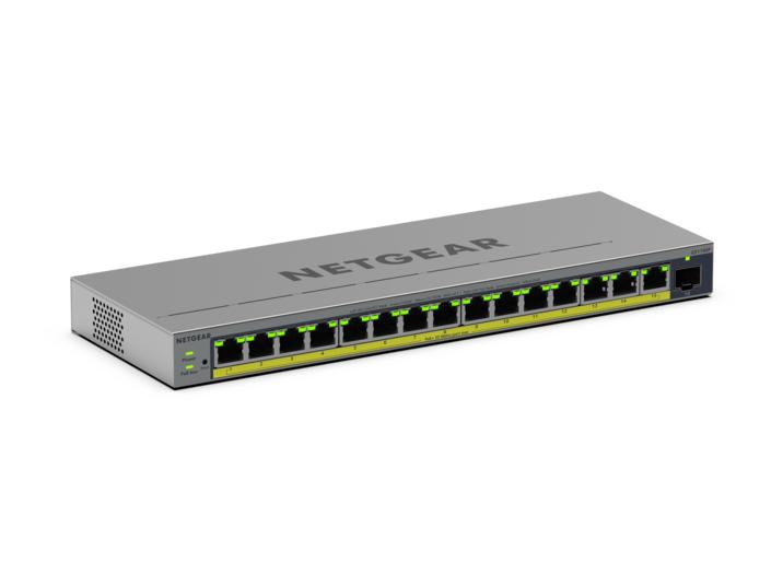 16-PORT POE+ 1G PLUS SWITCH 1XSFP PORT 180W