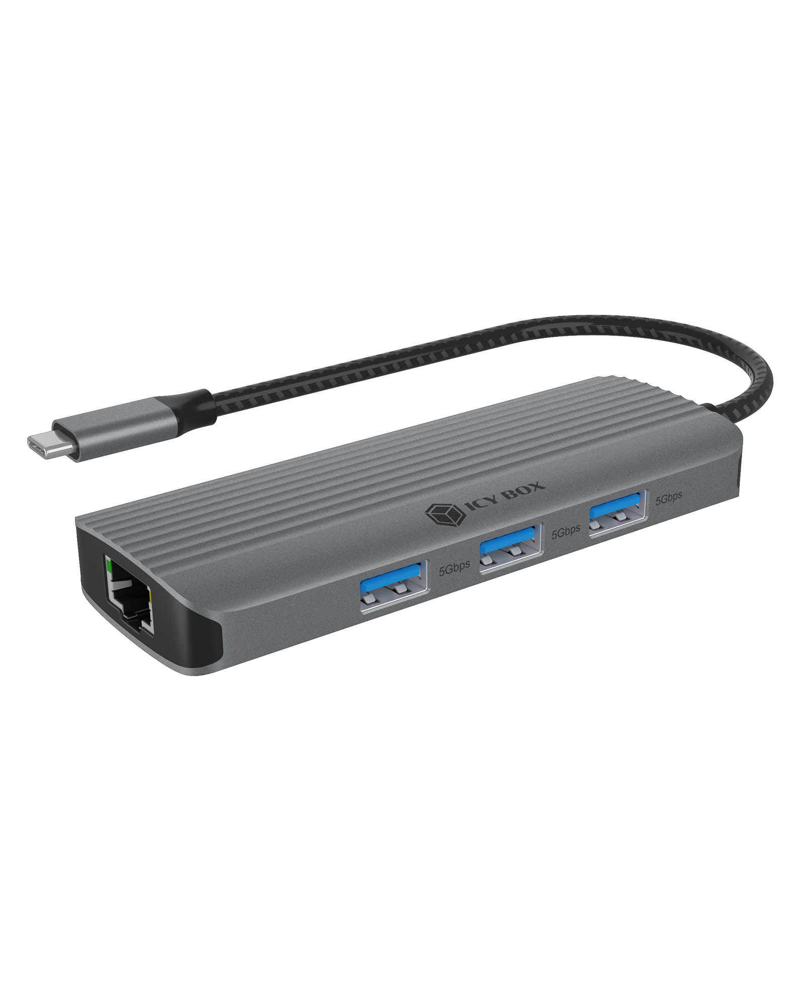 Dockingstation IcyBox 6 in 1 1xHDMI 4K60Hz, 3x USB-A