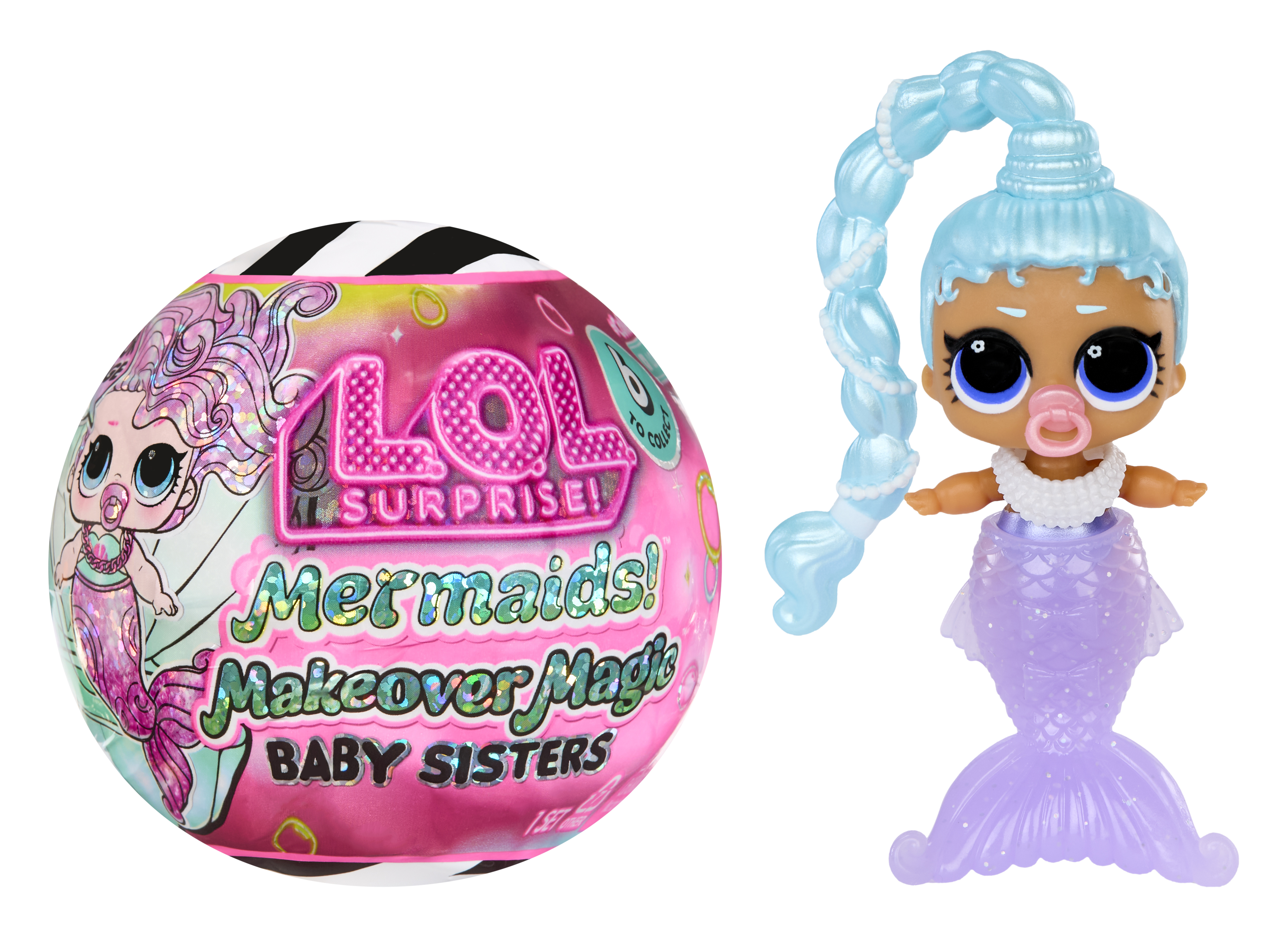 L.O.L. Surprise Mermaids! Makeover Magic Baby Sisters, Spielfigur