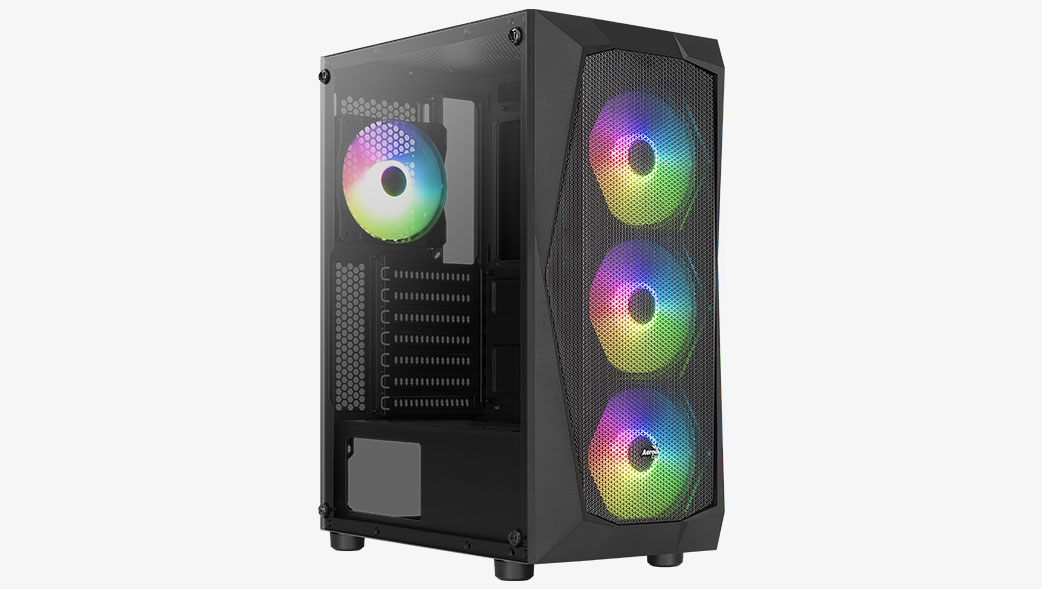 AeroCool Geh Midi Falcon-G v2 MicroATX/ATX/MiniITX (B/TG)