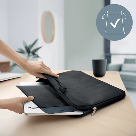 AKTION: LEITZ Laptop-Ständer Ergo Ultraflach aus Aluminium 63460089 dunkelgrau mit Prämie nach Registrierung