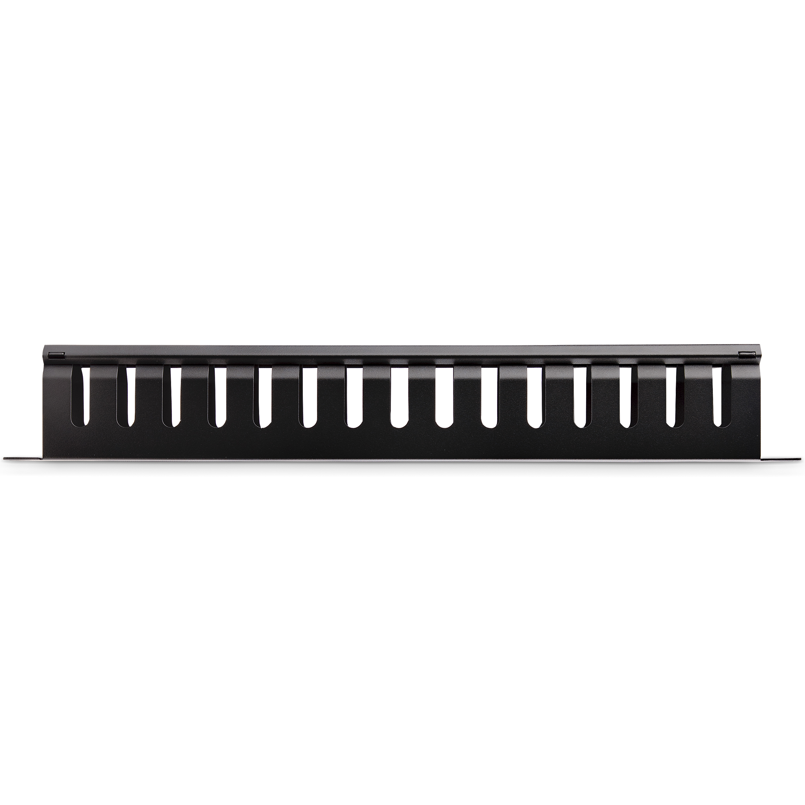 STARTECH.COM 1 HE 19 Zoll Rangierpanel / Kabelordner Kabelmanagement mit Abdeckung - Server Finger Kabelkanal
