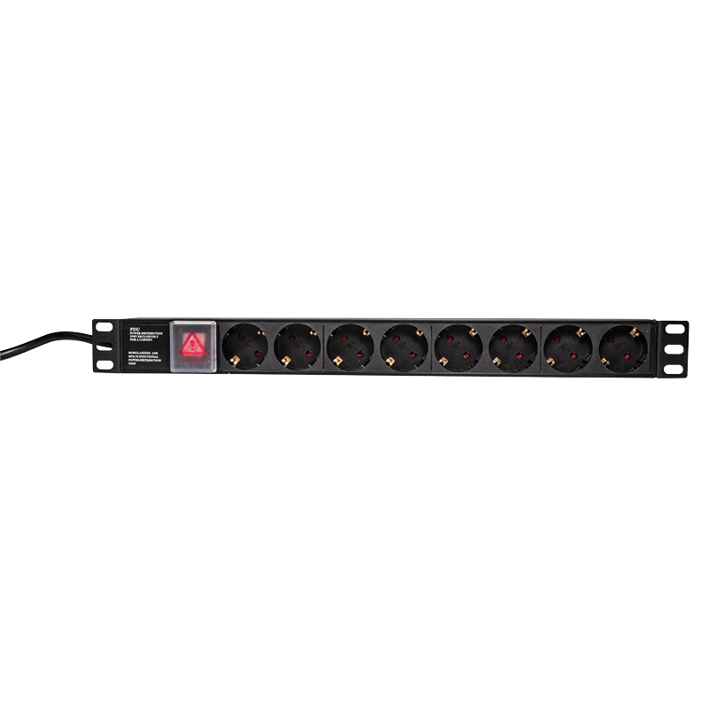 LogiLink Steckdosenleiste 8-fach (CEE7/7) PDU Steckdosenleiste Rack PDU8C01