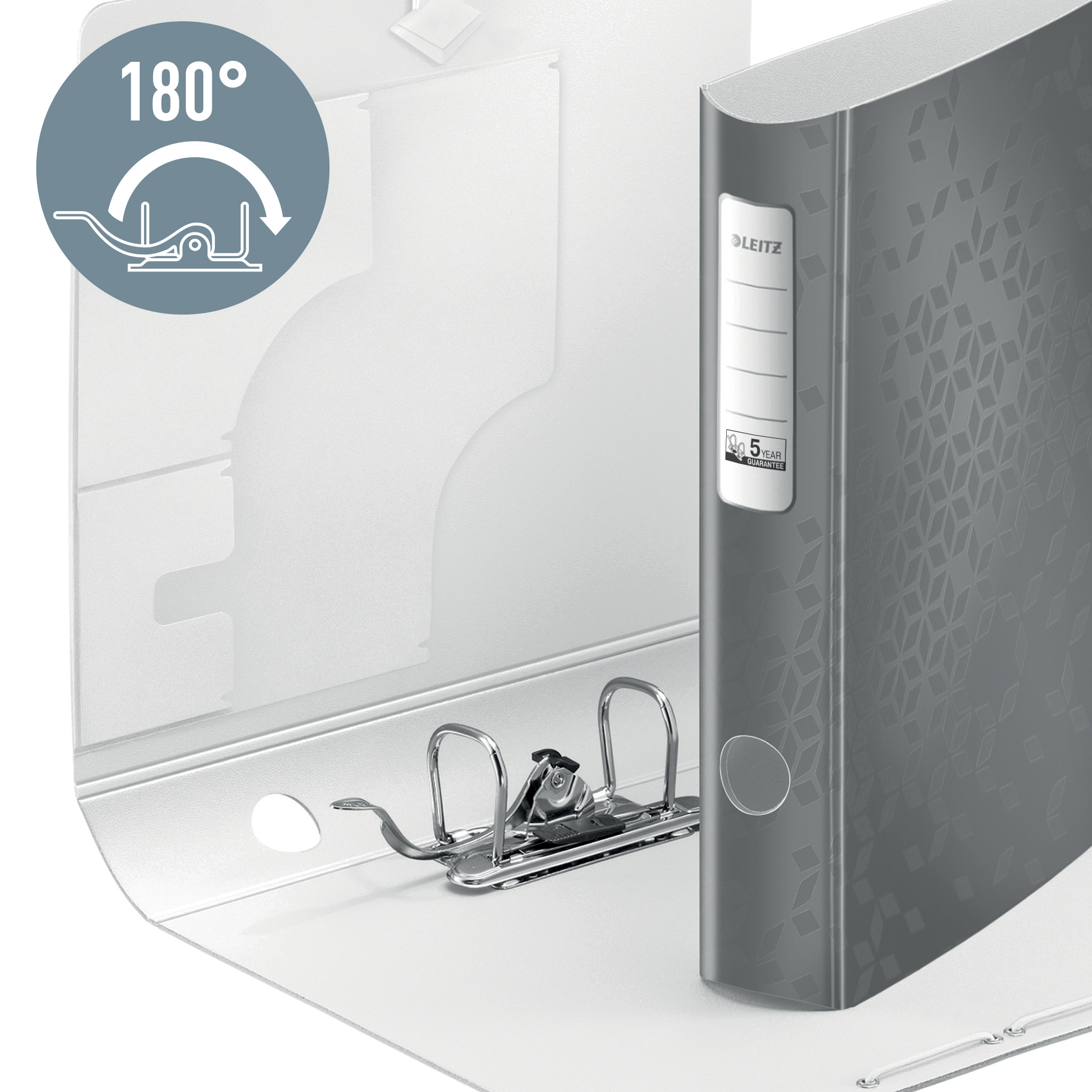 LEITZ Active WOW 1107 Ordner grün Rauten Kunststoff 6,5 cm DIN A4, 1 St.