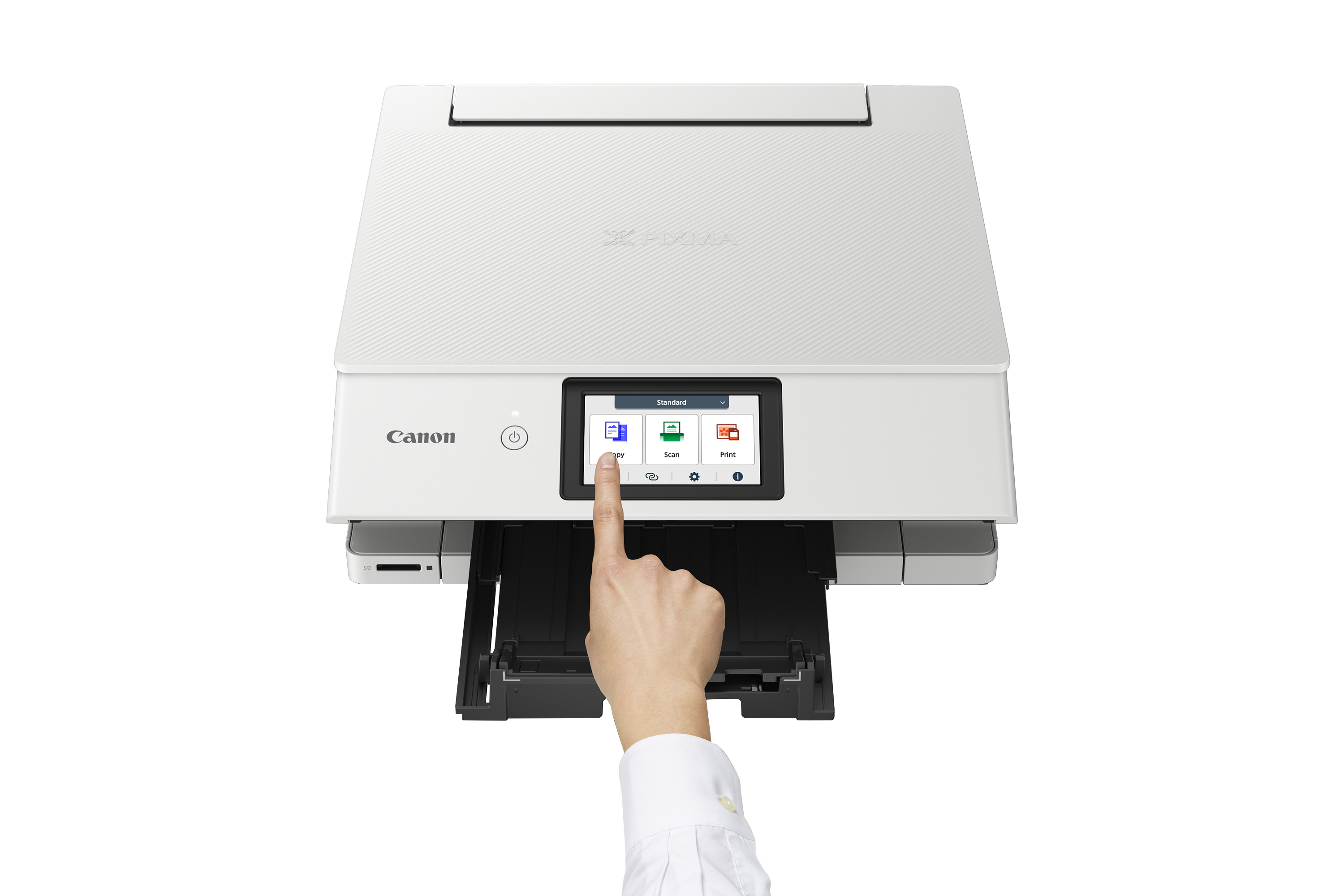 Canon PIXMA TS8751 3 in 1 Tintenstrahl-Multifunktionsdrucker weiß