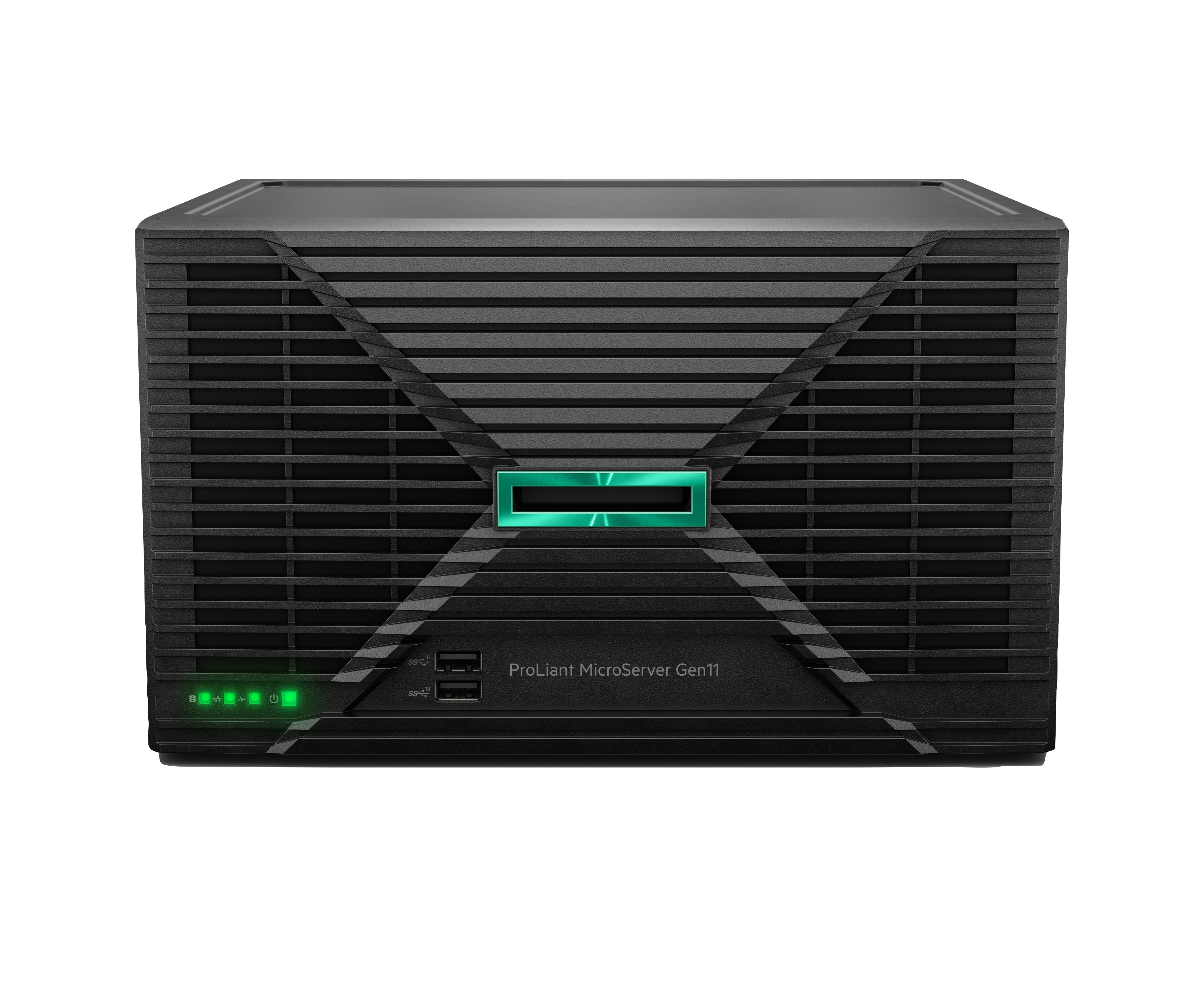 HPE ProLiant MicroServer Gen11 Tower Xeon-E 6325P 4-Core 3.5GHz 1x32GB-U 4xLFF Non Hot Plug 2x4TB HDD 180W Server
