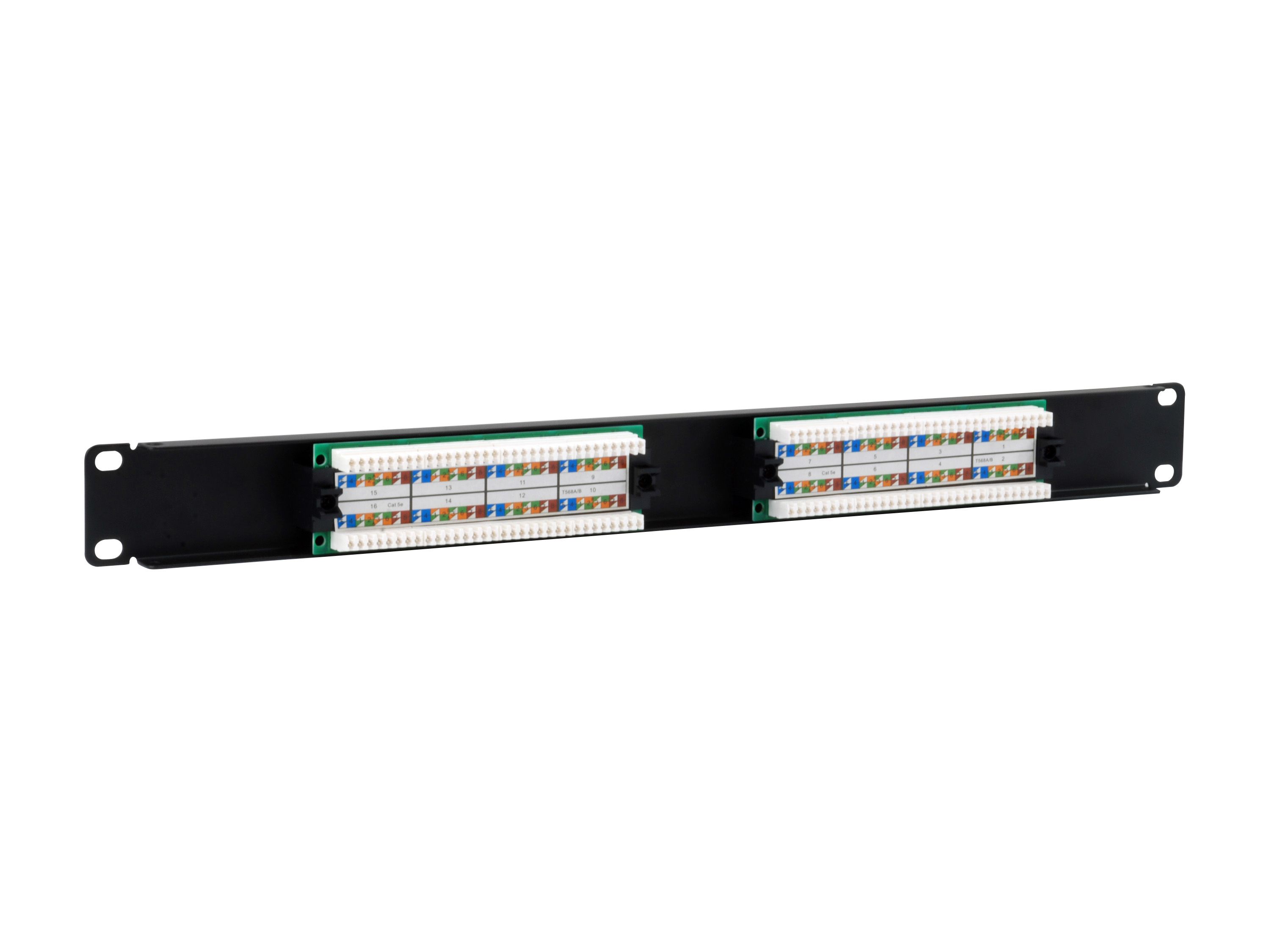 Equip 19 Patchpanel 16xRJ45 Cat5e UTP 1U 100MHz RAL9005