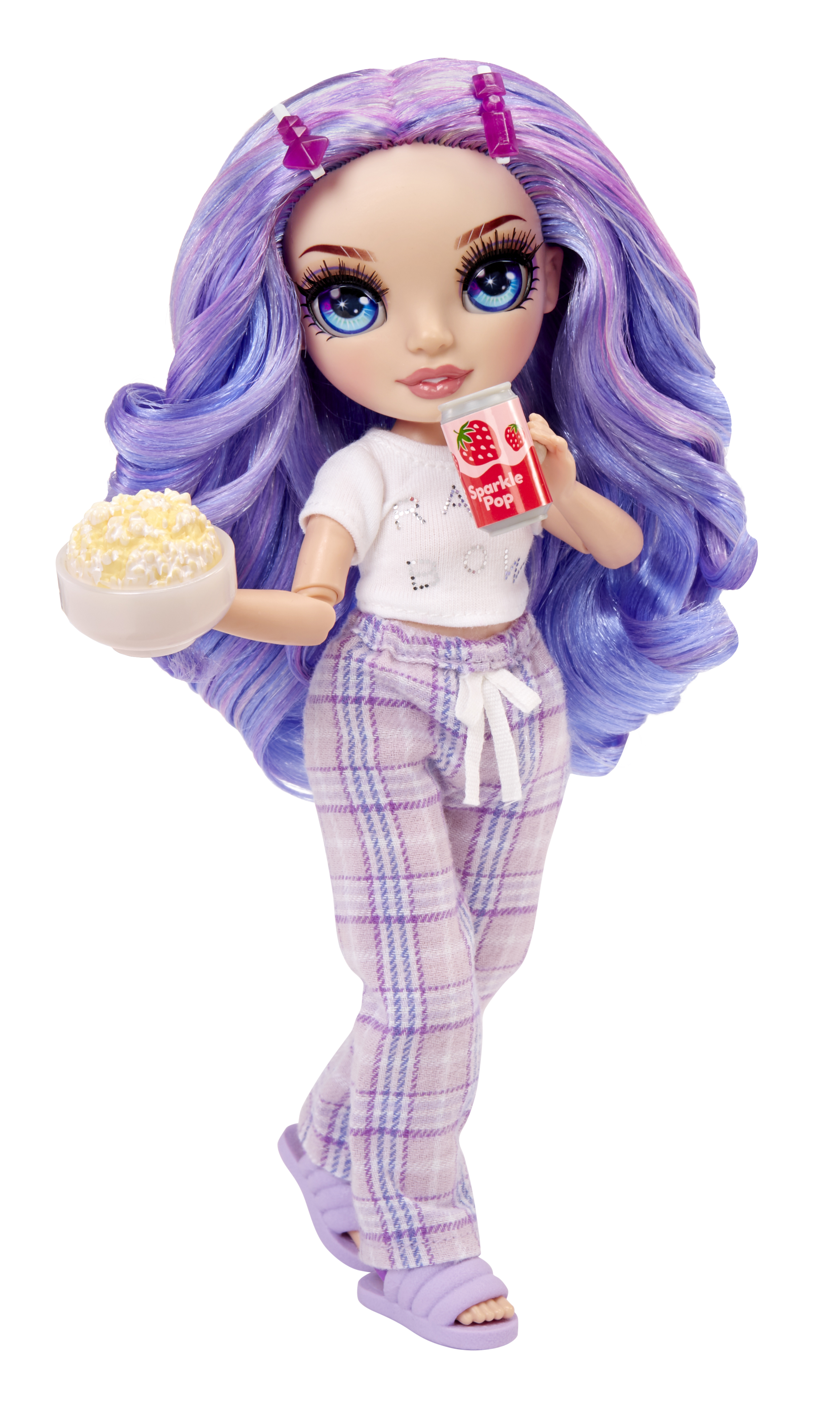 Rainbow High Junior High PJ Party - Violet (Purple), Puppe