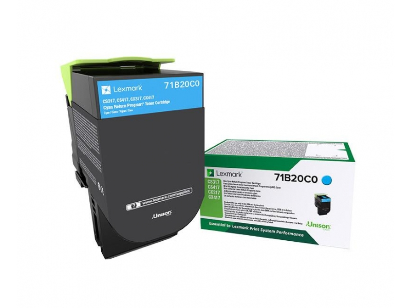 Lexmark 71B20C0 cyan Toner