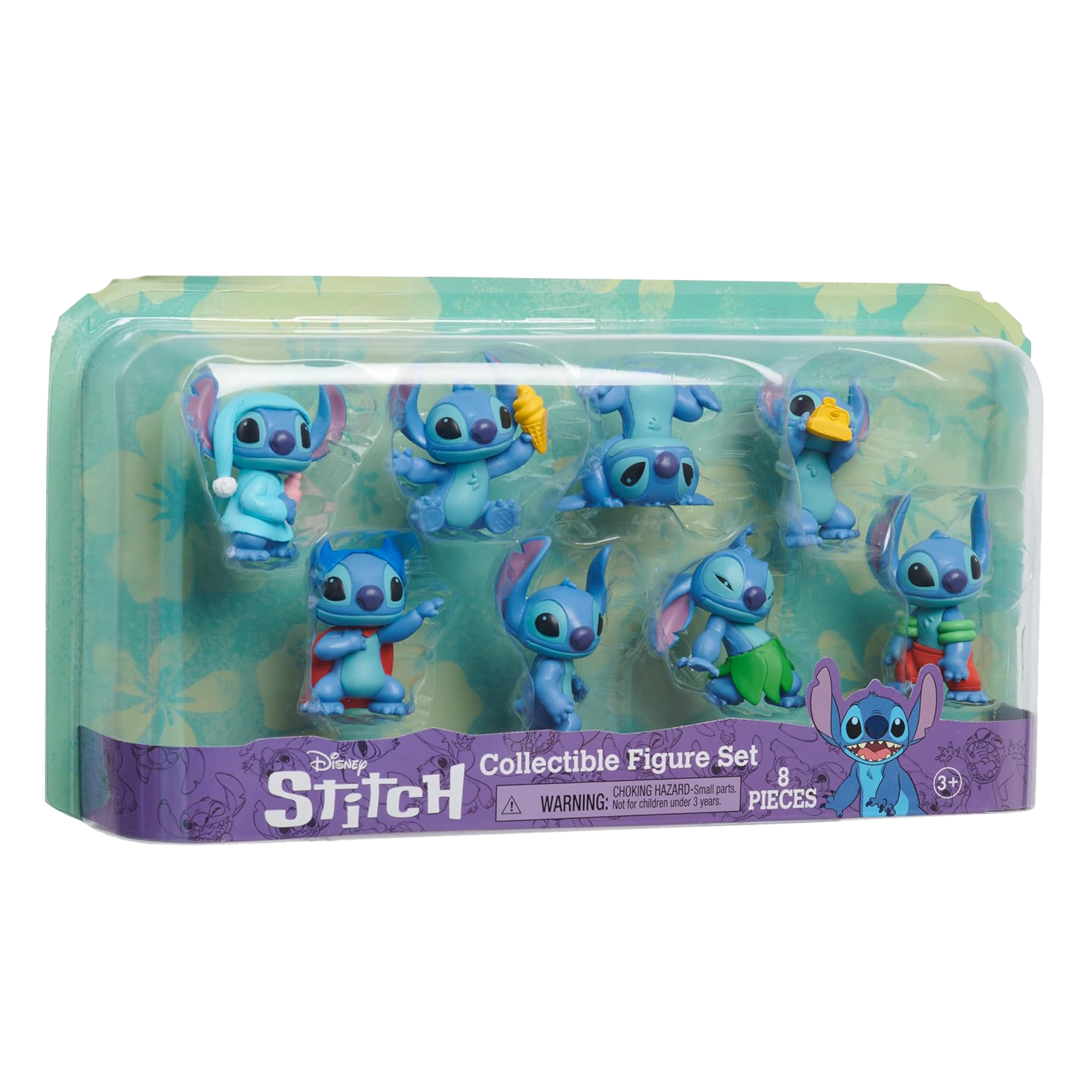 Disney Stitch Sammelbox mit 8 Figuren, Spielfigur