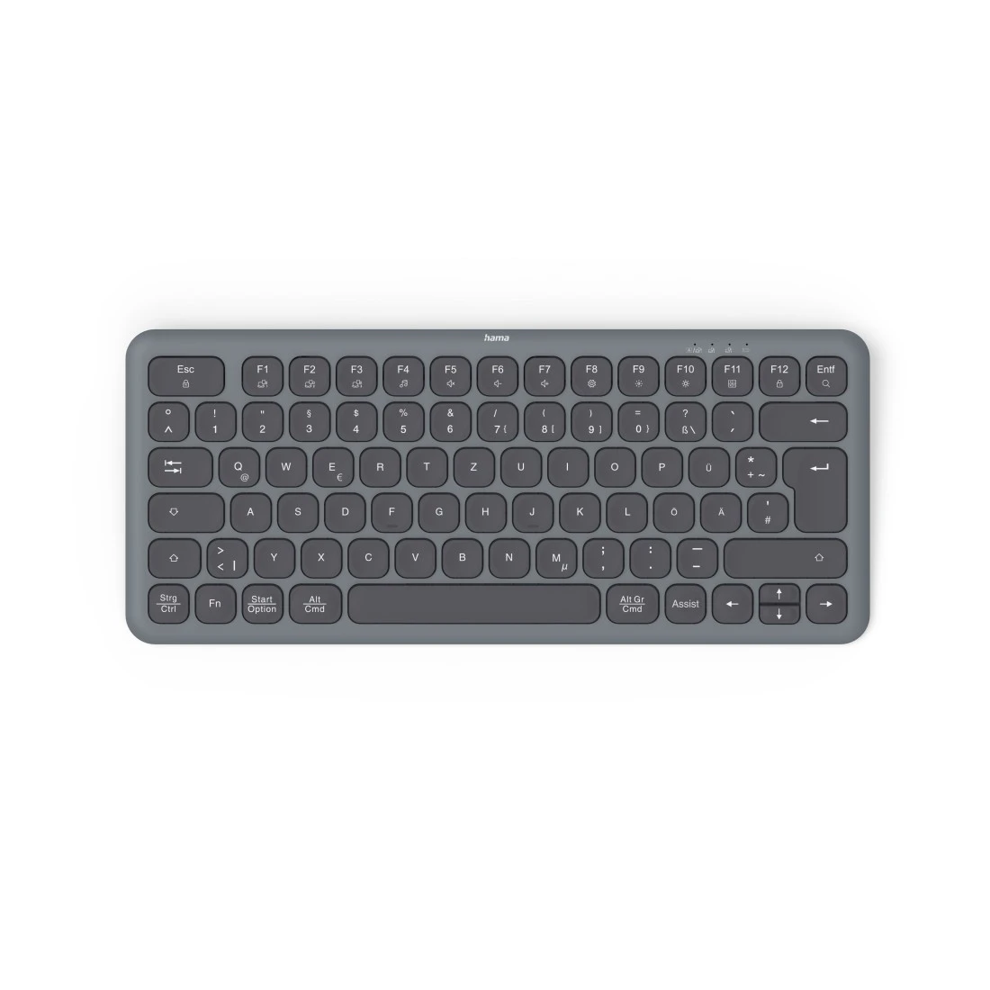 hama WK-500 Tastatur kabellos schwarz