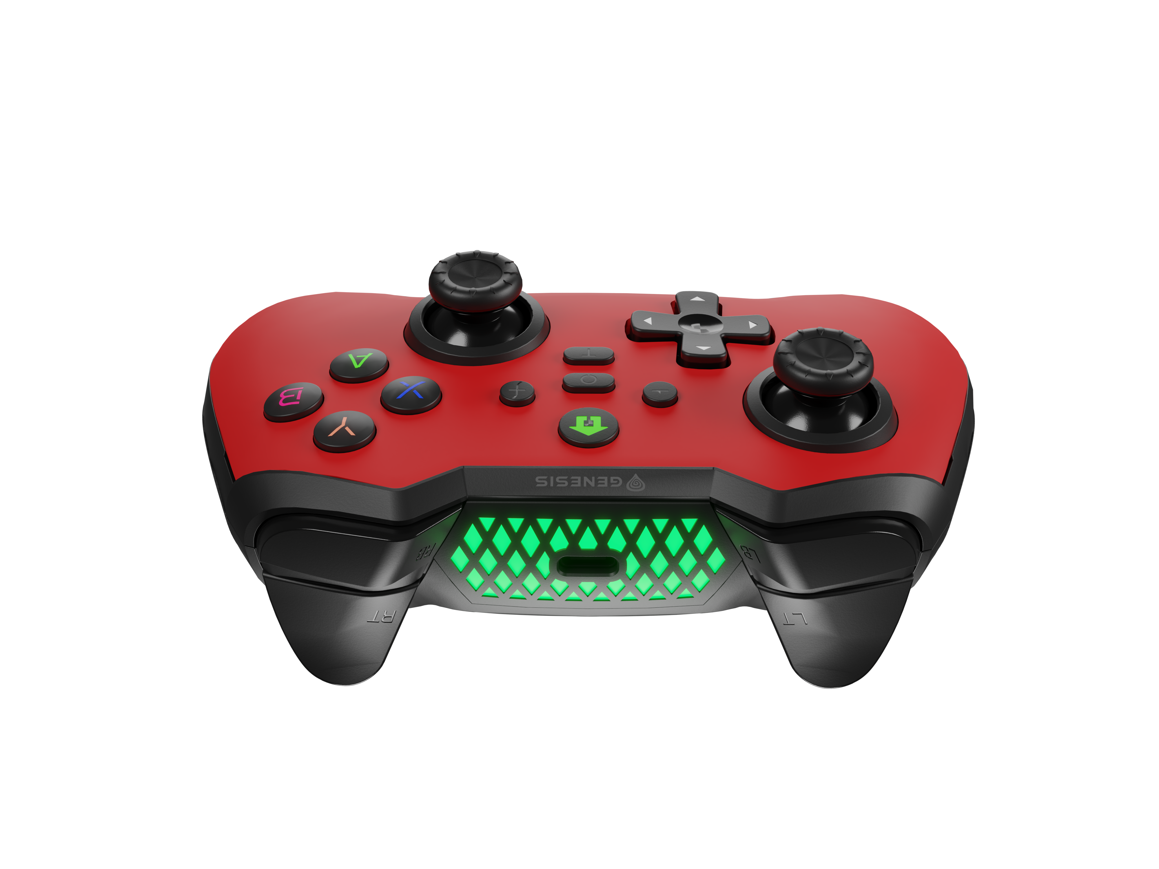 Genesis Gamepad MANGAN 400 kabellos rot/schwarz (PC/Switch)
