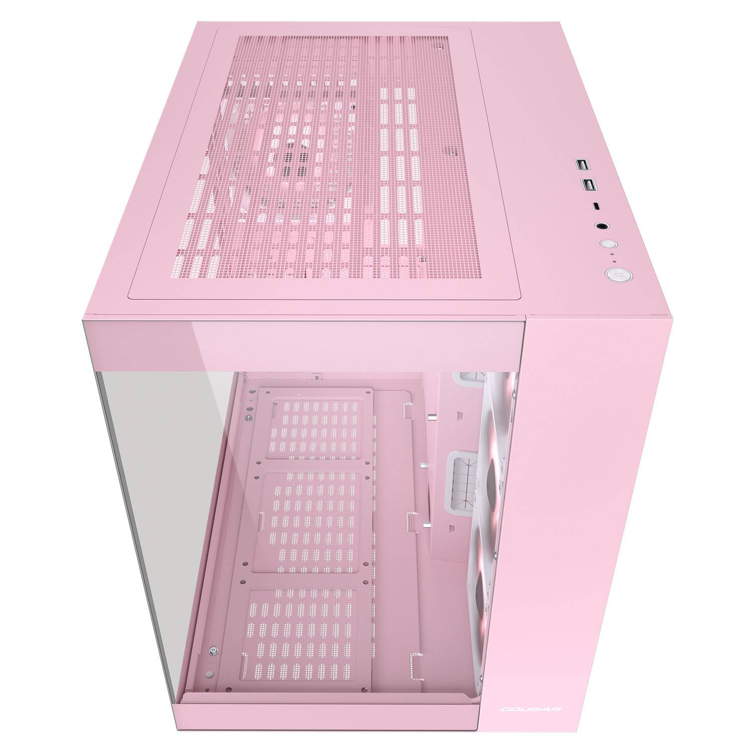 COUGAR Gehäuse Midi-Tower FV150 ARGB, Pink