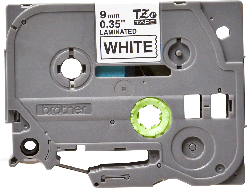 TZE-221 LAMINATED TAPE 9MM 8M BLACK ON WHITE