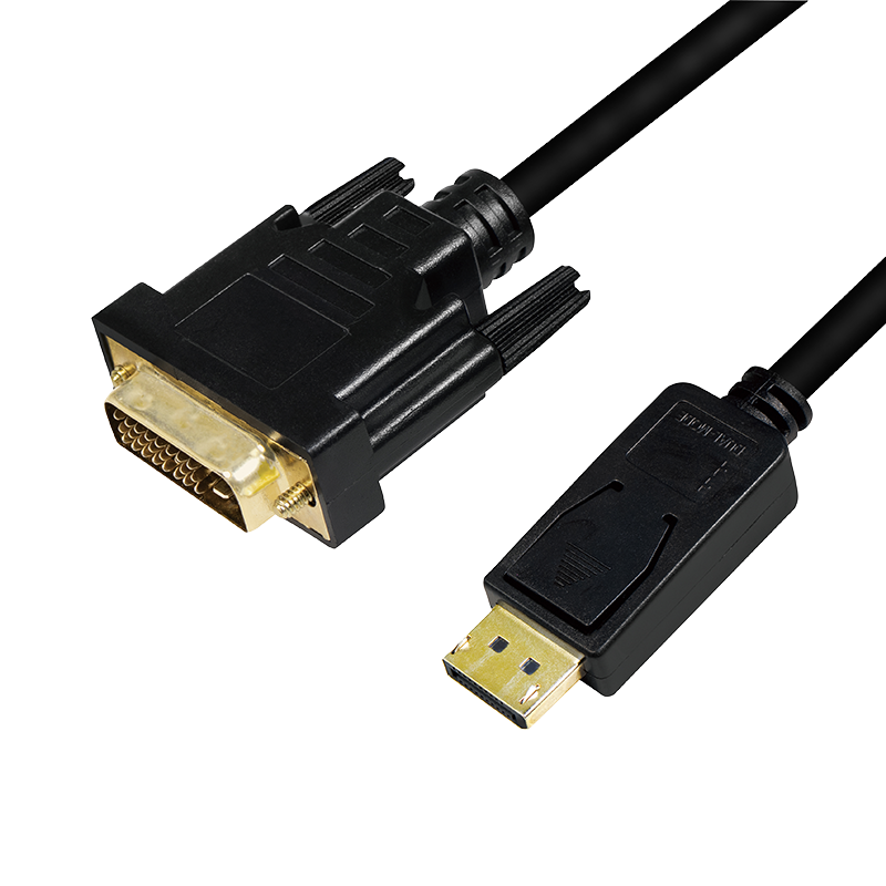 Logilink DisplayPort-Kabel DP 1.2 zu DVI 1.2 2,0m schwarz