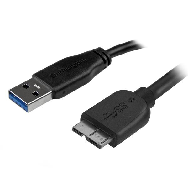 STARTECH.COM Slim Micro USB 3.0 Cable - M/M - 2m 6ft