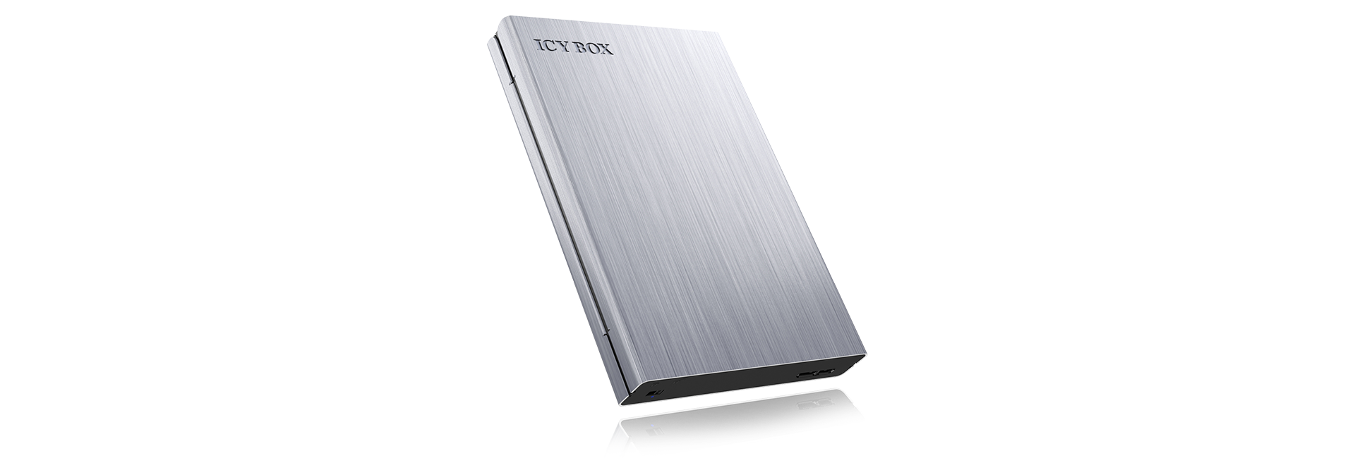 Geh. IcyBox USB 3.0 2,5 SATA3 HDD/SSD -> PC/MAC Aluminium retail