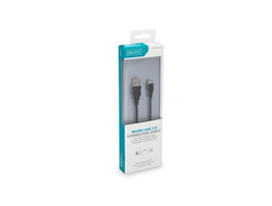 DIGITUS USB 2.0 Anschlusskabel Typ A -mikro B St/St 1,8m, sw