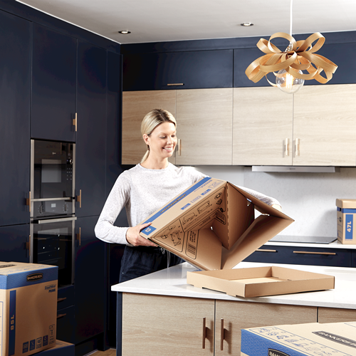 Bankers Box Umzugskartons SmoothMove Prime 44,5 x 38,7 x 29,4 cm, 10 St.