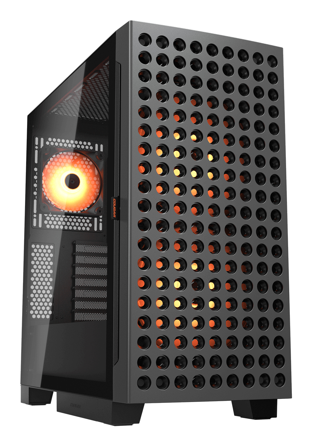 COUGAR Gehäuse Midi-Tower Airface ECO, ARGB, Schwarz