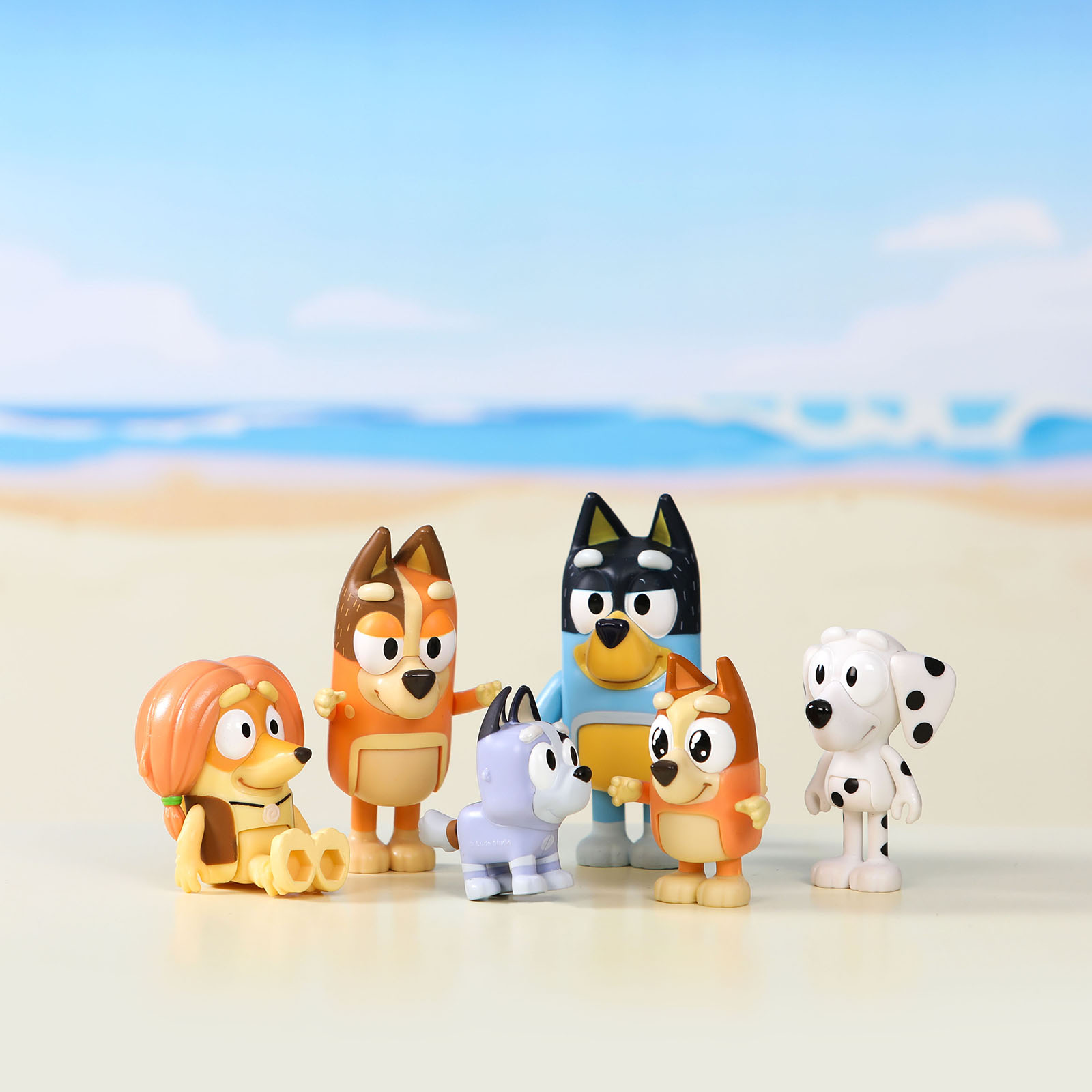 Bluey - 8-Figuren Mega-Pack, Spielgebäude