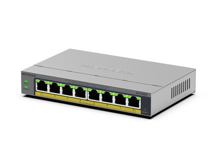 NETGEAR 8PT GB PLUS Switch W/ POE+ GS108EP