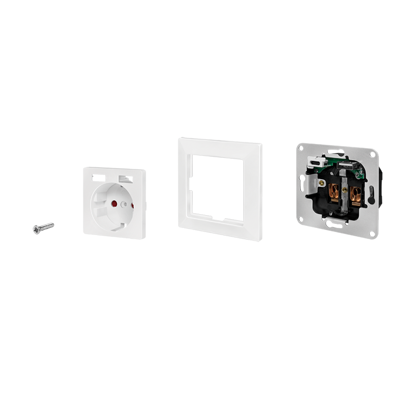 LogiLink Steckdose mit USB-C und USB Anschluss PA0262