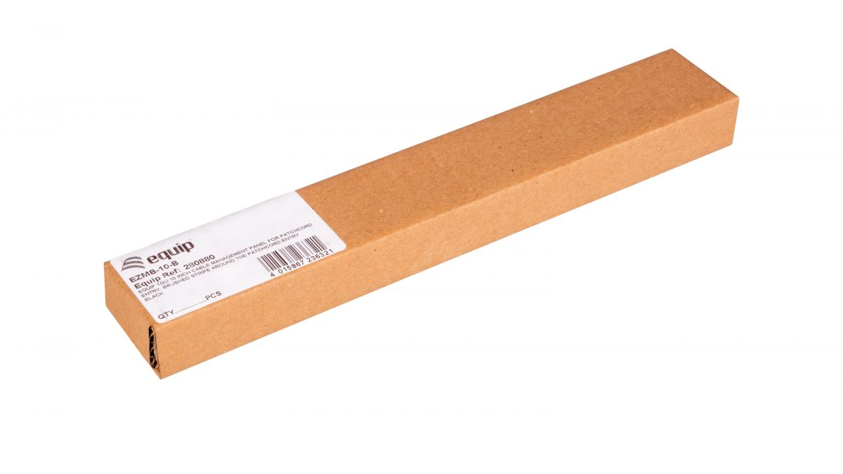 Equip 10 Kabelmanagement Bürstenleiste 1U RAL9005