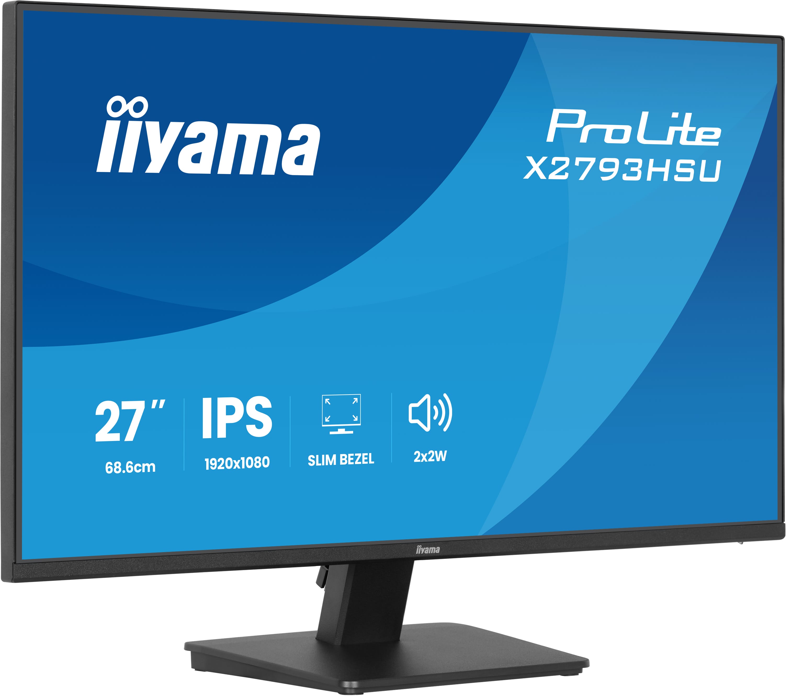 IIYAMA 68.6cm (27) X2793HSU-B1 16:9 HDMI+DP+2xUSB IPS