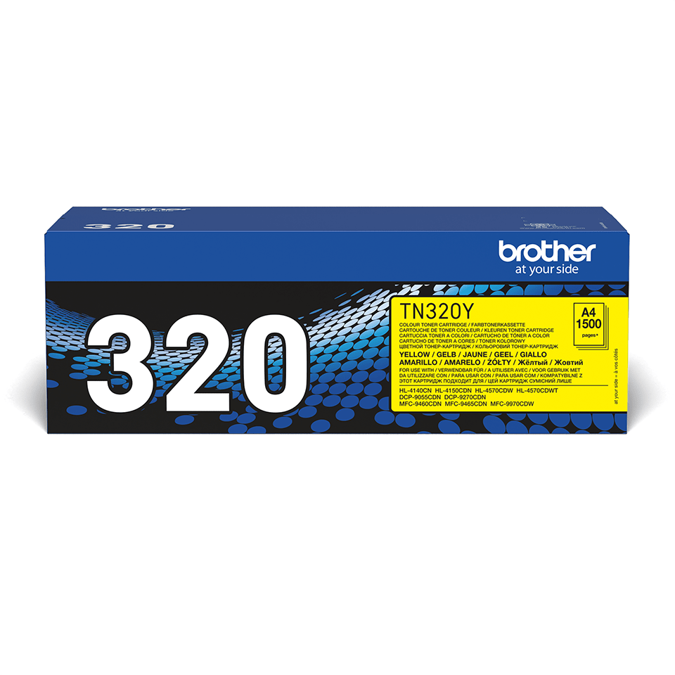 TN-320Y TONER CARTRIDGE YELLOW F/ HL-4150CDN 4570CDW -4570CDWT