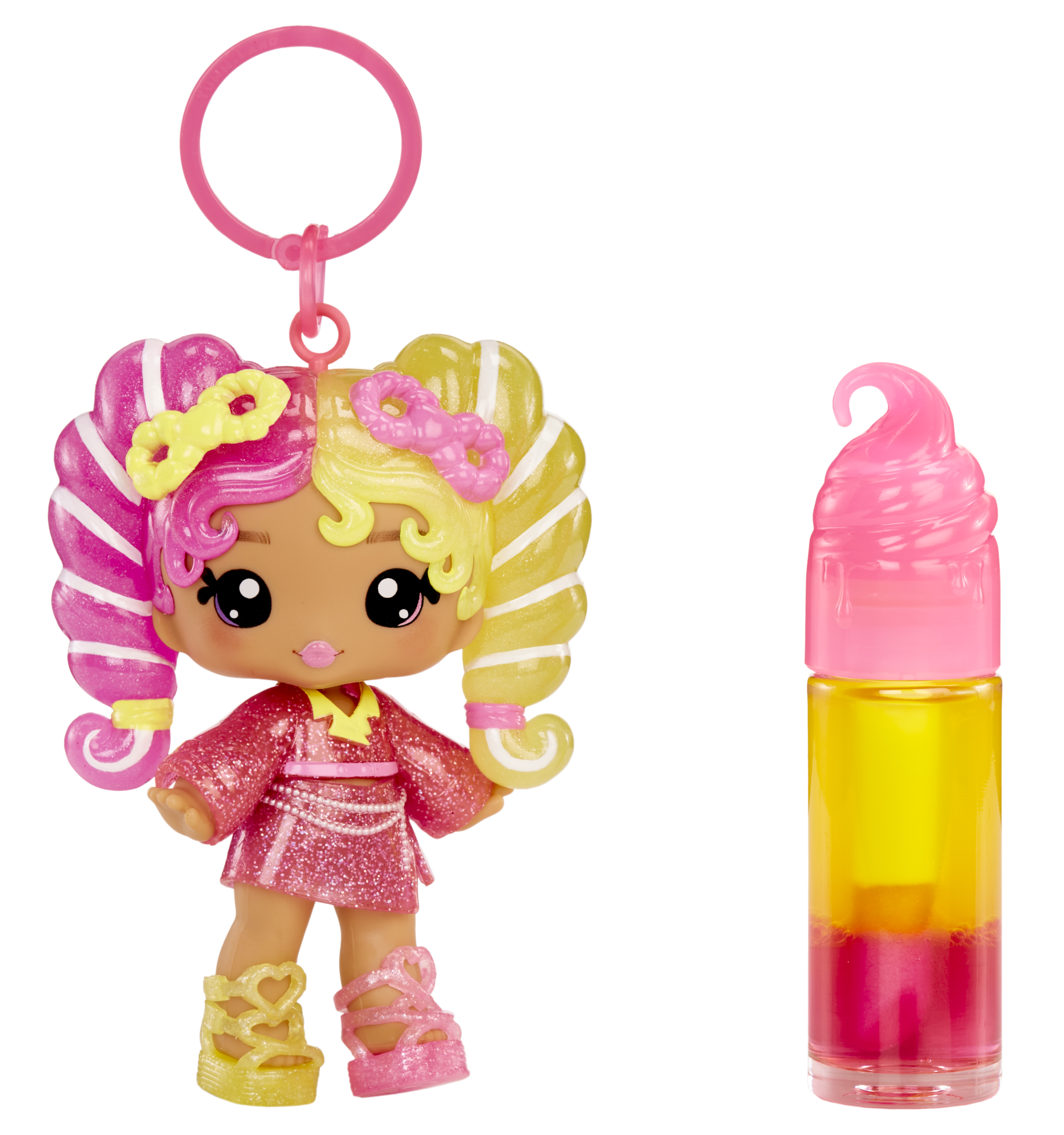 Yummiland Lip Gloss Doll: Mystery Color Change - Mila Mallows, Puppe
