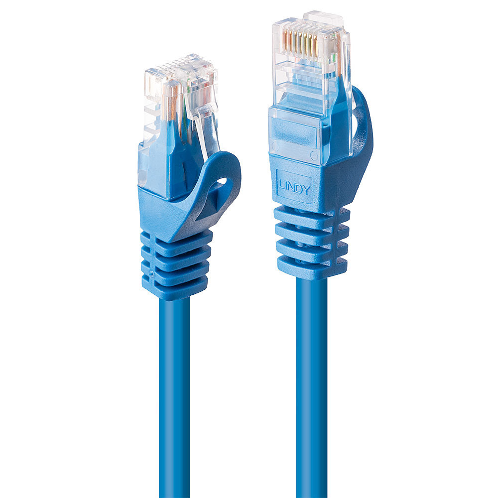 0.3M CAT.6 U/UTP BLAU NETZWERKKABEL