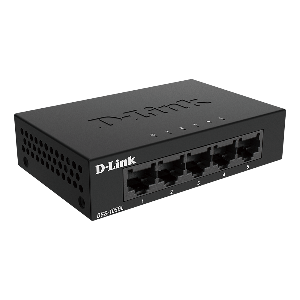 SWITCH 5 PORTS GIGABIT METALLIC