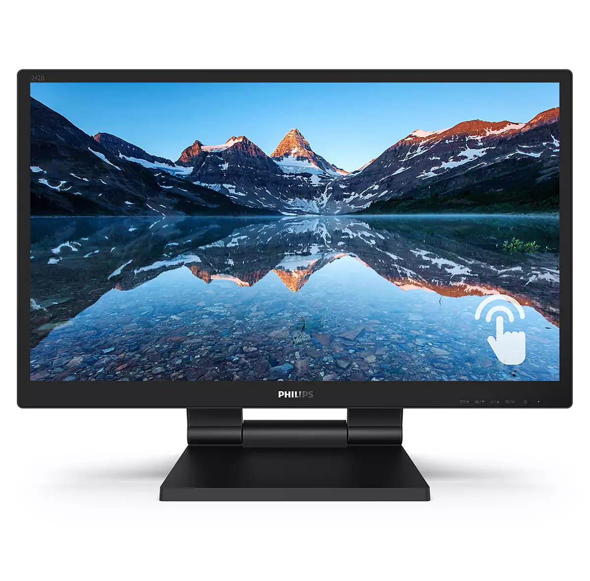 Philips 60,5cm (23,8) 242B9T 16:09 TOUCH DVI+HDMI+DP+USB