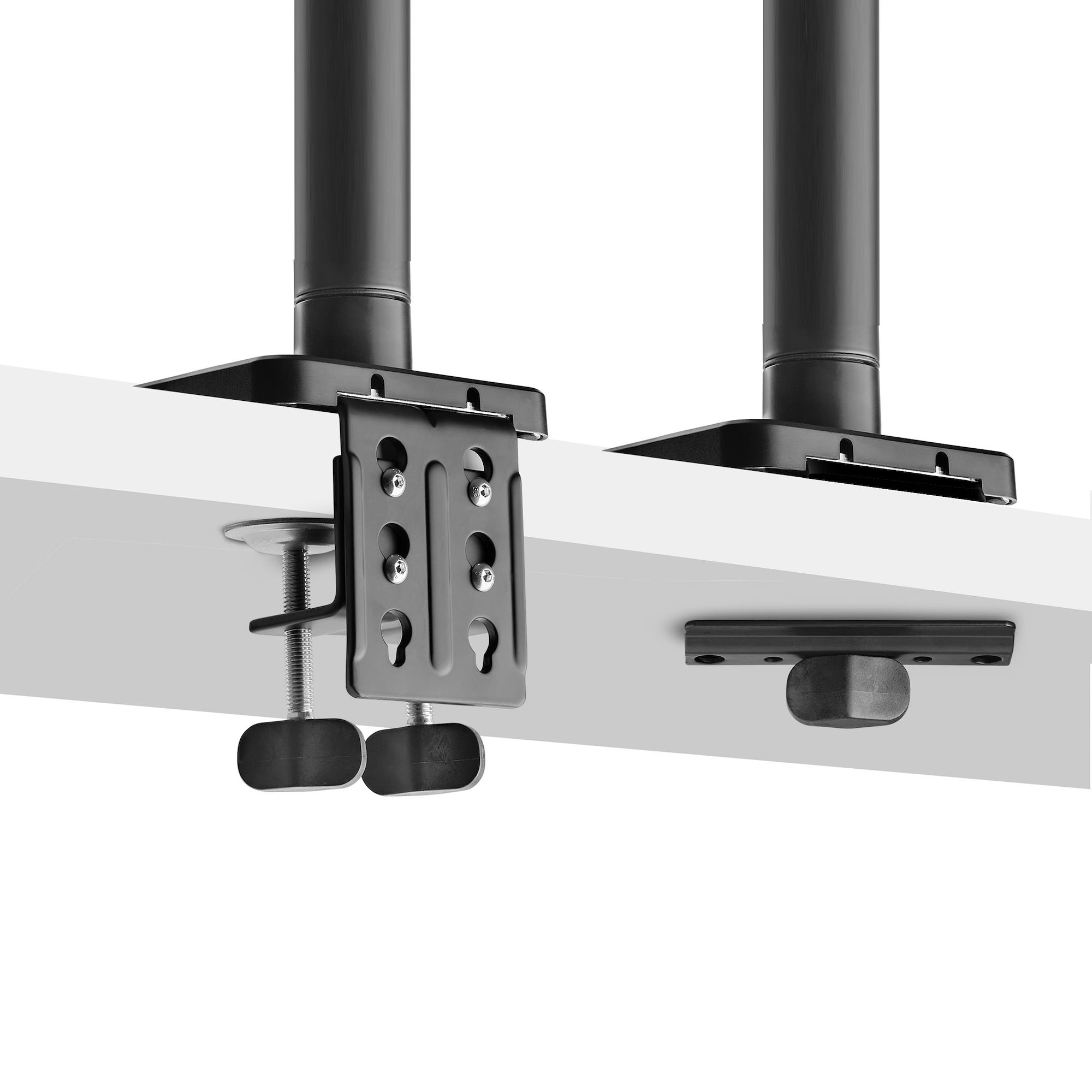 STARTECH.COM Monitortischhalterung fur 124,46cm 49Zoll 32:9 UW Curved-Bildschirm VESA Monitorhalterung mit Federarm max. 20kg