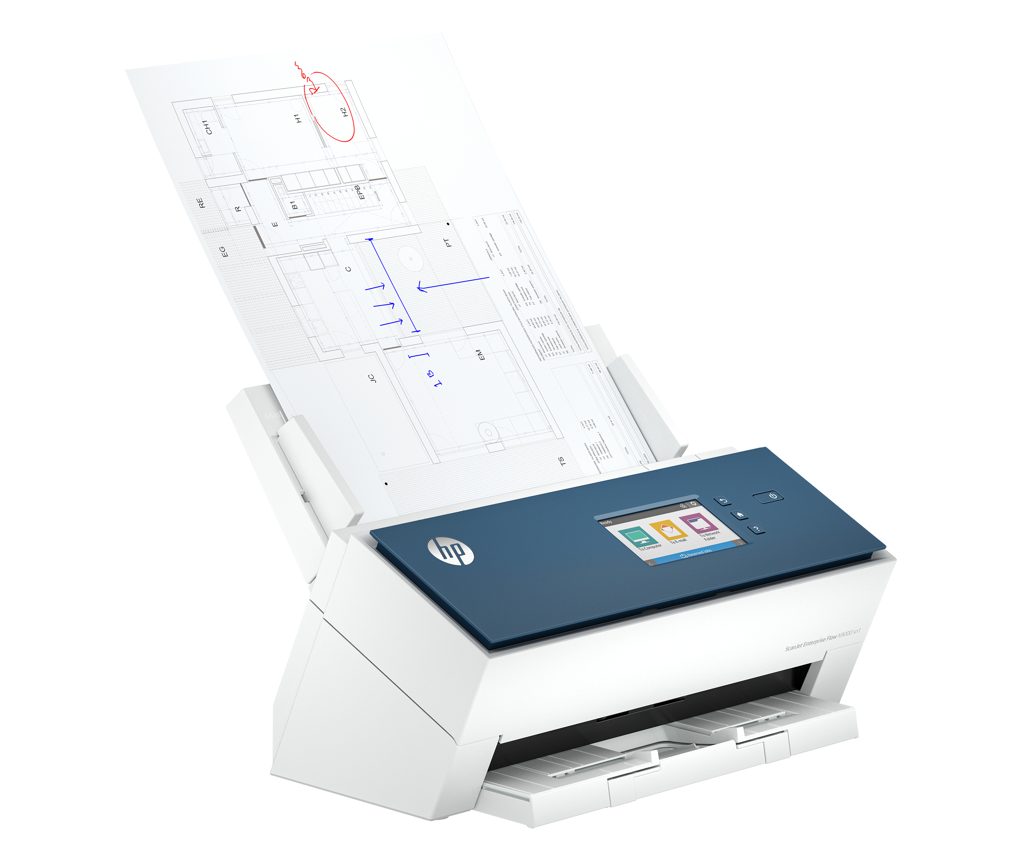 HP ScanJet Enterprise Flow N9000 sn1 Scanner 80ppm/160ipm