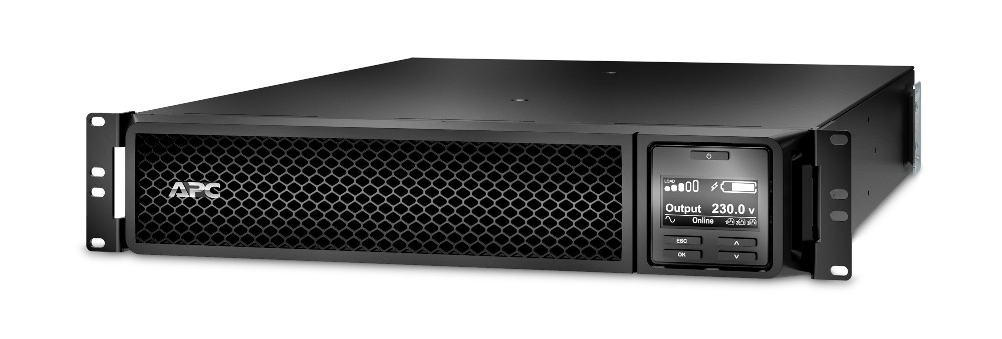 APC Smart-UPS SRT 2200VA RM UPS Rack AC 220/230/240V 1980Watt 2200VA lead acid RS-232 USB output connectors 10 2U BK