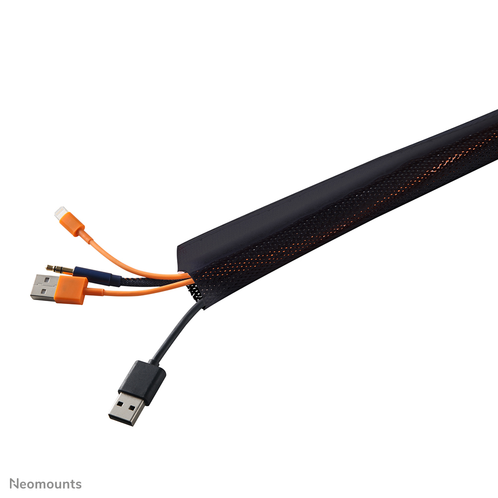 NEOMOUNTS NS-CS200BLACK Kabelabdeckung Laenge 200cm 78,74Zoll Farbe Schwarz